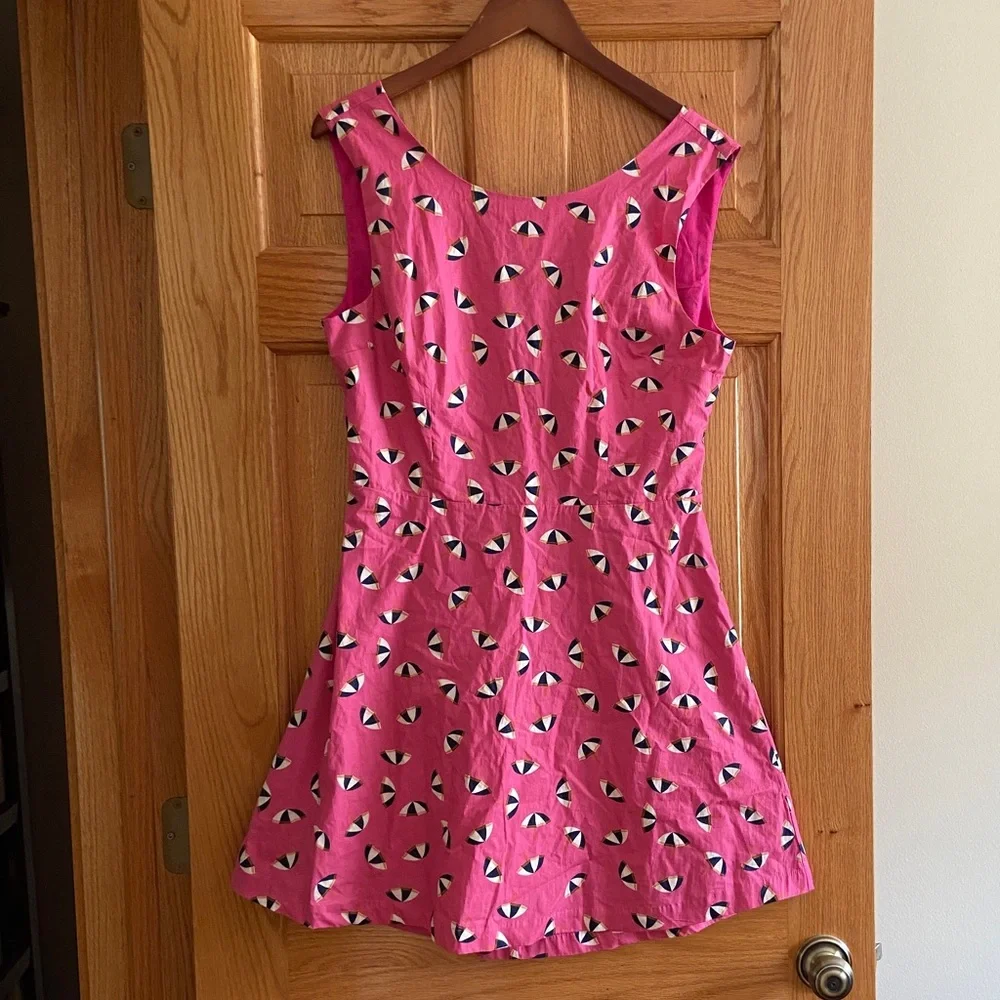 ModCloth umbrella print dress w/cut-out back - Size 12 - NWT - Picture 2 of 12